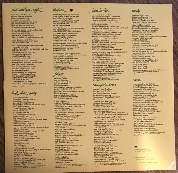 Cat Stevens : Back To Earth (LP, Album)