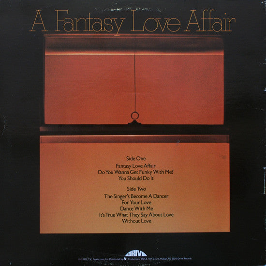 Peter Brown (2) : A Fantasy Love Affair (LP, Album, Mon)