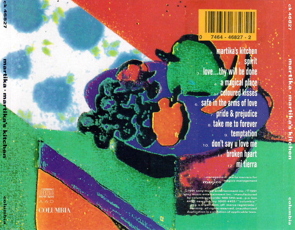 Martika : Martika's Kitchen (CD, Album)