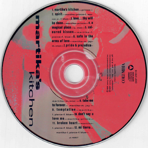 Martika : Martika's Kitchen (CD, Album)
