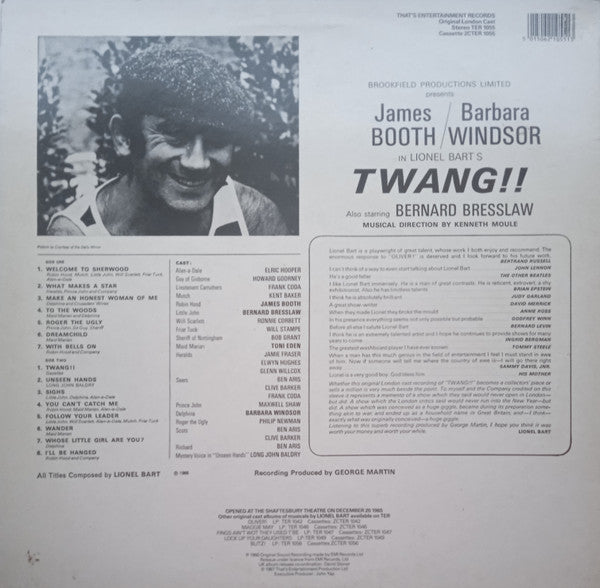 Lionel Bart, Original London Cast* : Twang (LP, Album, RE)