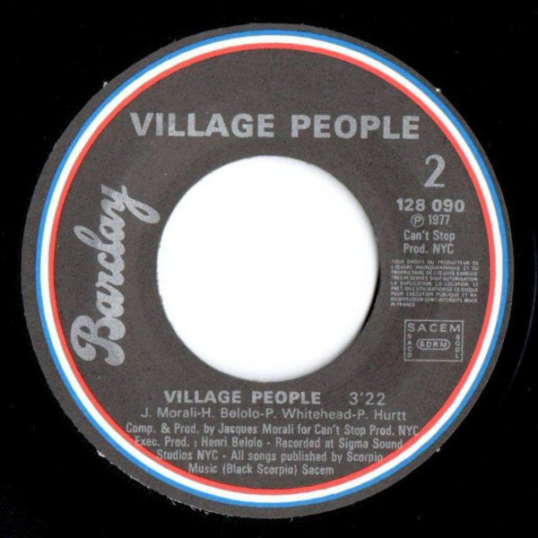 Village People : In Hollywood (Everybody Is A Star) (7", Single)