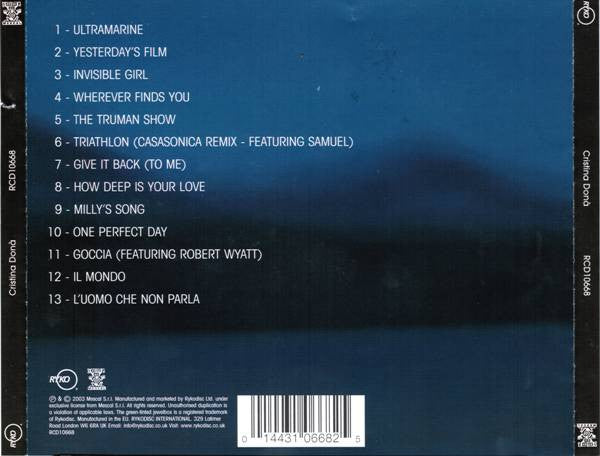 Cristina Donà : Cristina Donà (CD, Album)