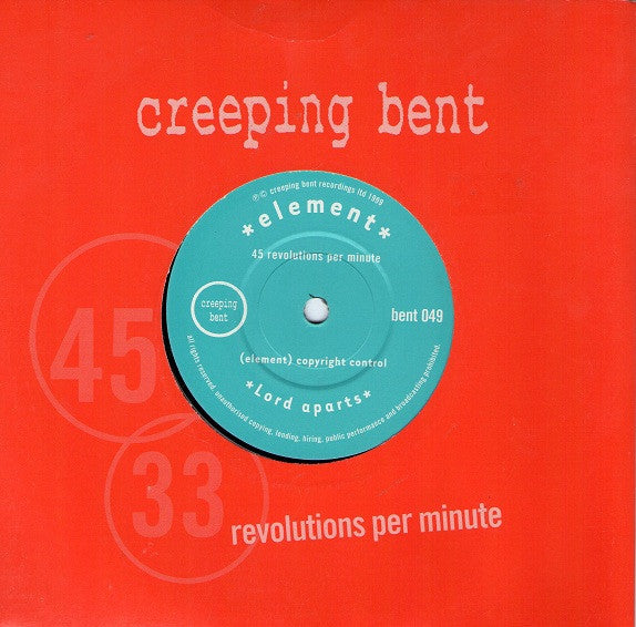 Element (12) / Mongoose : Singles Club #11: Lord Aparts / Sanitise Me    (7")