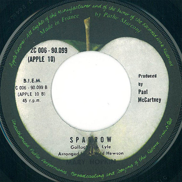 Mary Hopkin : Goodbye (7")