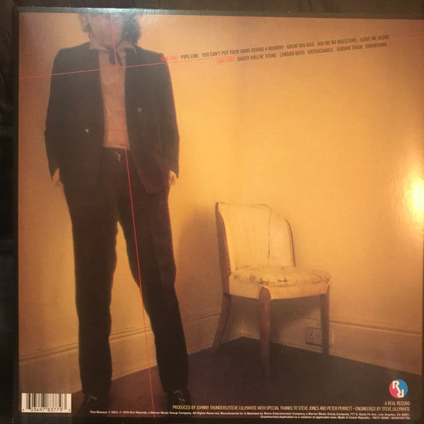 Johnny Thunders : So Alone (LP, Album, Ltd, RE, 45t)
