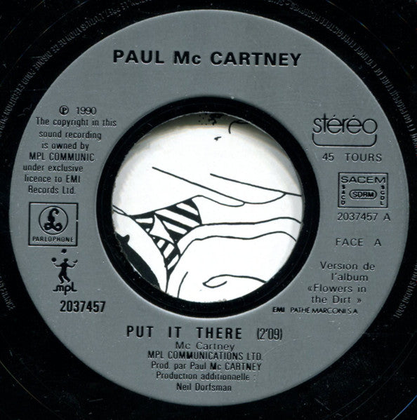Paul McCartney : Put It There (7", Single)