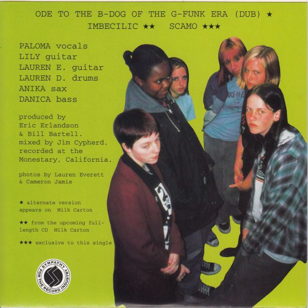 The Grown Ups : Ode To The B-Dog Of The G-Funk Era (Dub) (7", Single)