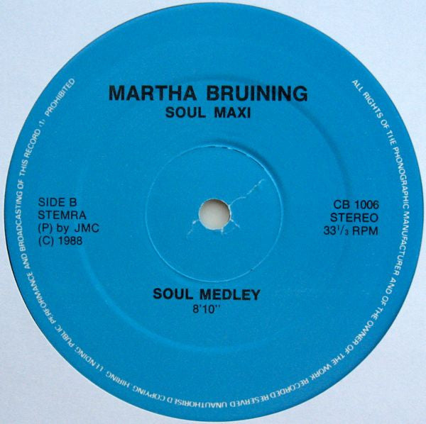 Martha Bruining : Soul Maxi (12")