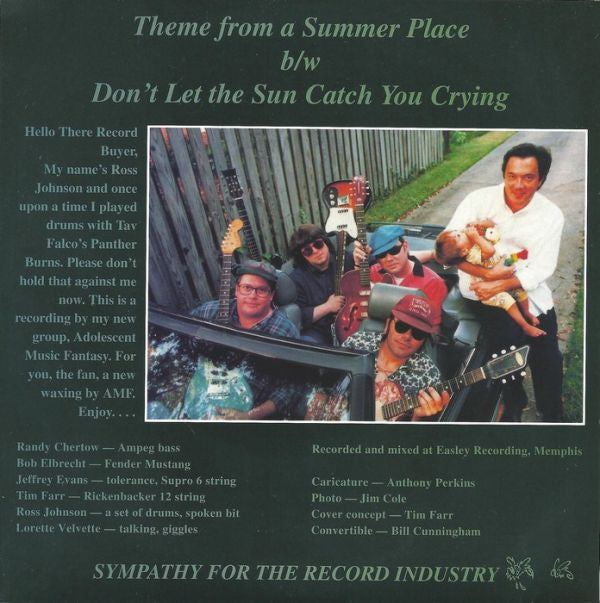 Adolescent Music Fantasy : A Thousand Pounds Of Talent! (7", Single)