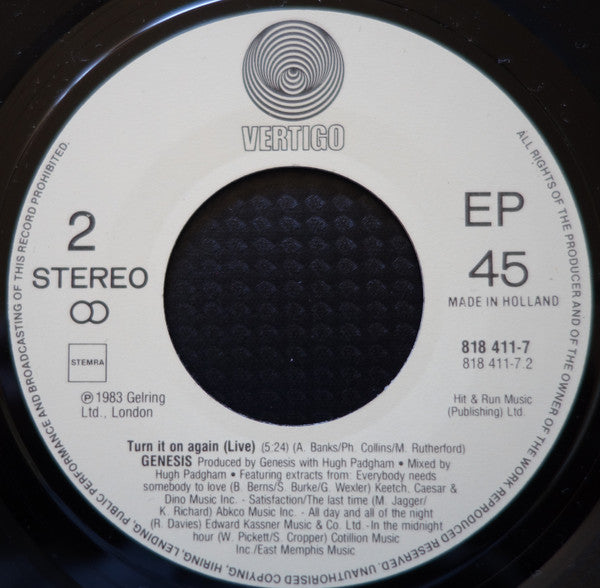 Genesis : Illegal Alien (7", EP)