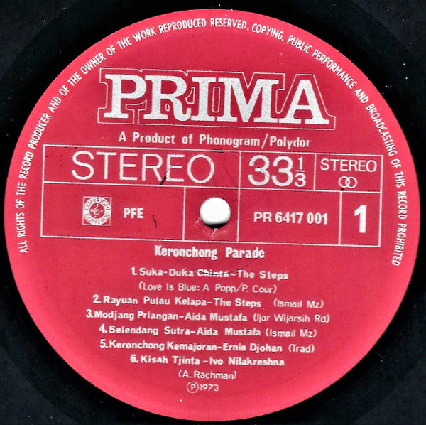 Various : Keronchong Parade (LP, Comp)