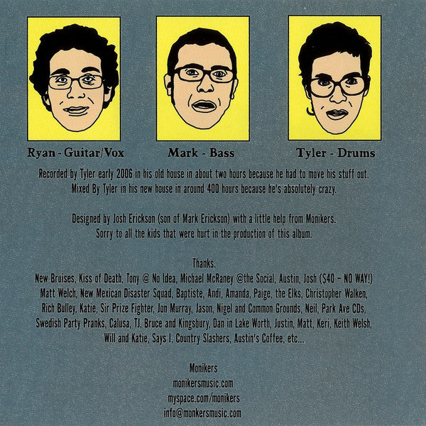 Monikers : Eat Your Young (CD, EP)