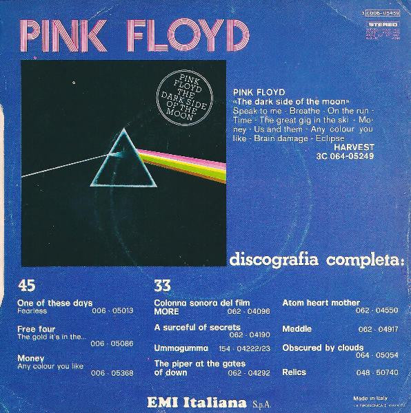 Pink Floyd : Point Me At The Sky (7", Single, RE, Ine)