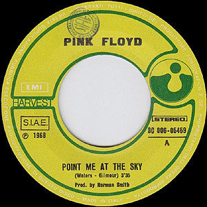 Pink Floyd : Point Me At The Sky (7", Single, RE, Ine)