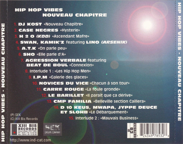 Various : Hip-Hop Vibes - Nouveau Chapitre (CD, Comp)