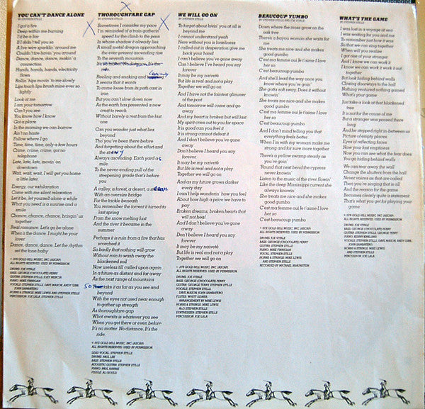 Stephen Stills : Thoroughfare Gap (LP, Album)