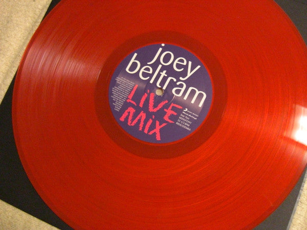 Joey Beltram : Live Mix (LP, Comp, Ltd, Num, P/Mixed, Red)