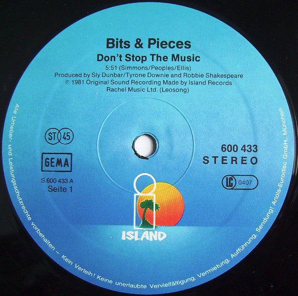 Bits & Pieces / Sly & Robbie : Don't Stop The Music (12")