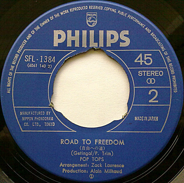 The Pop Tops : Mamy Blue (7", Single)