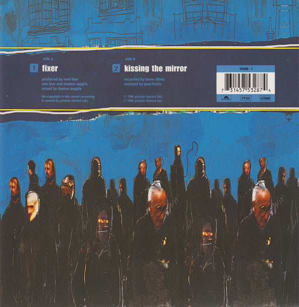 Vent 414 : Fixer (7", Single, Blu)