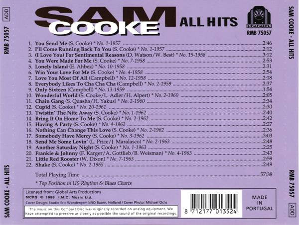 Sam Cooke : All Hits (CD, Comp)