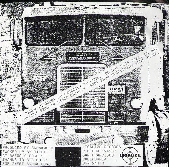 Skunkweed : Skunk Weed (7", Single, Blu)