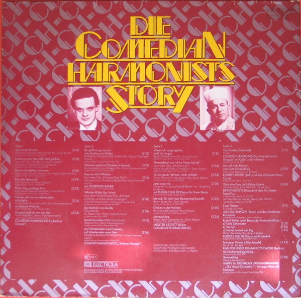Comedian Harmonists, Comedy Harmonists (2), Comedy Harmonists (3), Meistersextett : 50 Jahre Die Comedian Harmonists Story (2xLP, Comp)