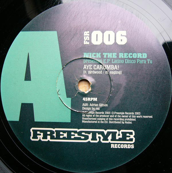 Nick The Record : Latino Disco Para Tu E.P. (12", EP)