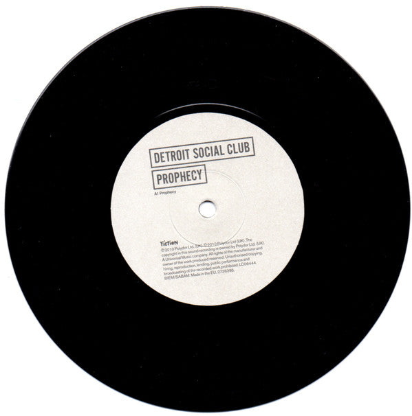 Detroit Social Club : Prophecy (7", Single)