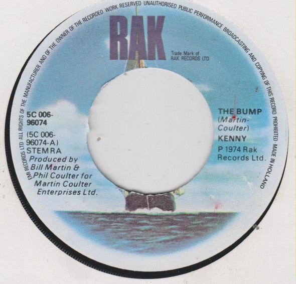 Kenny (3) : The Bump (7", Single)
