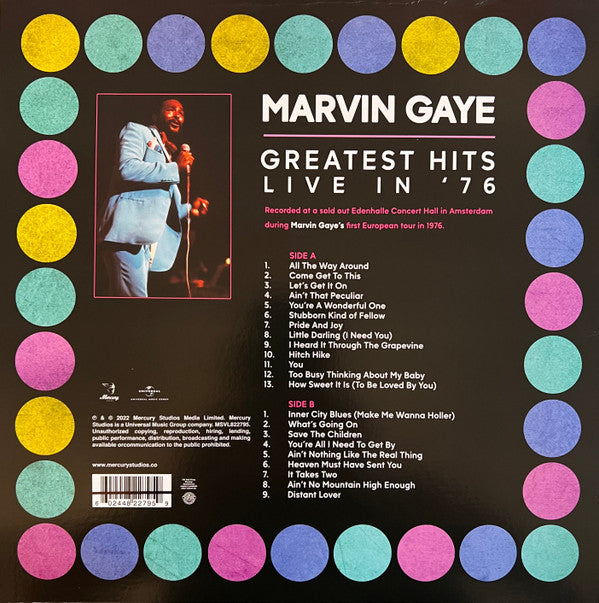 Marvin Gaye : Greatest Hits Live In '76 (LP, Album)