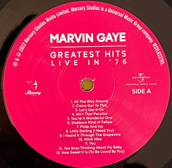 Marvin Gaye : Greatest Hits Live In '76 (LP, Album)