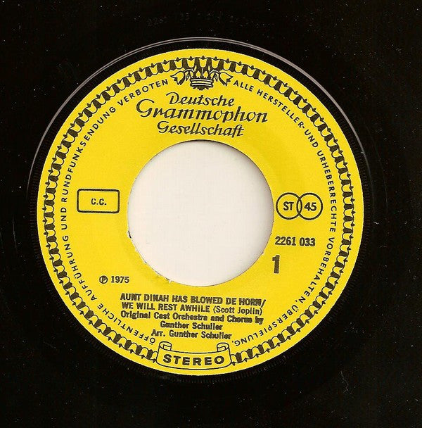 Gunther Schuller / Arthur Fiedler And Boston Pops Orchestra : Aunt Dinah Blows The Horn / The Entertainer (7", Single)