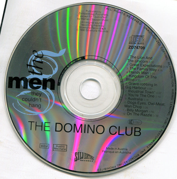 The Men They Couldn't Hang : The Domino Club (CD, Album)