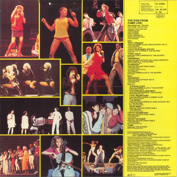 The Kids From Fame : Live! (LP, Album)