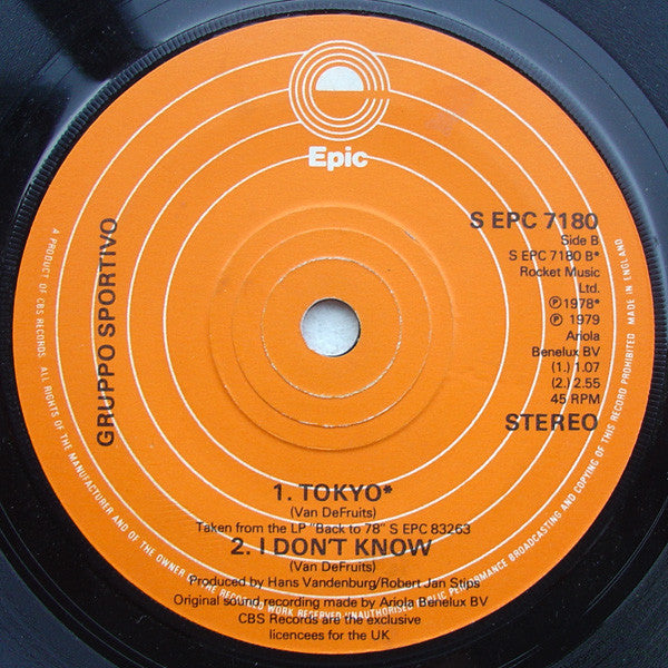 Gruppo Sportivo : Disco Really Made It (7", Single)