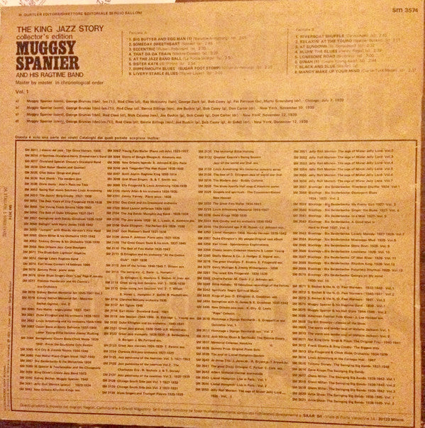 Muggsy Spanier's Ragtime Band : Muggsy Spanier And His Ragtime Band 1 (LP, Comp)