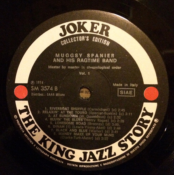 Muggsy Spanier's Ragtime Band : Muggsy Spanier And His Ragtime Band 1 (LP, Comp)