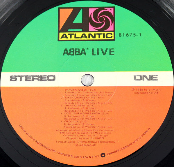 ABBA : Live (LP, Album)