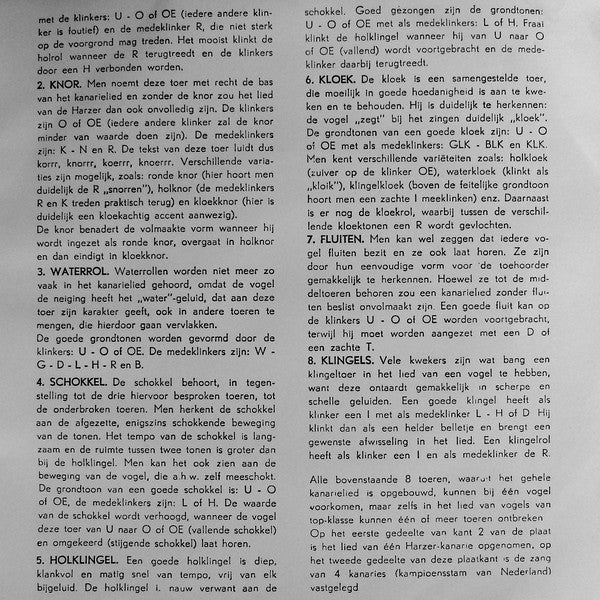 No Artist : Het Lied Van De Harzer Kanarie (7", EP, Mono)