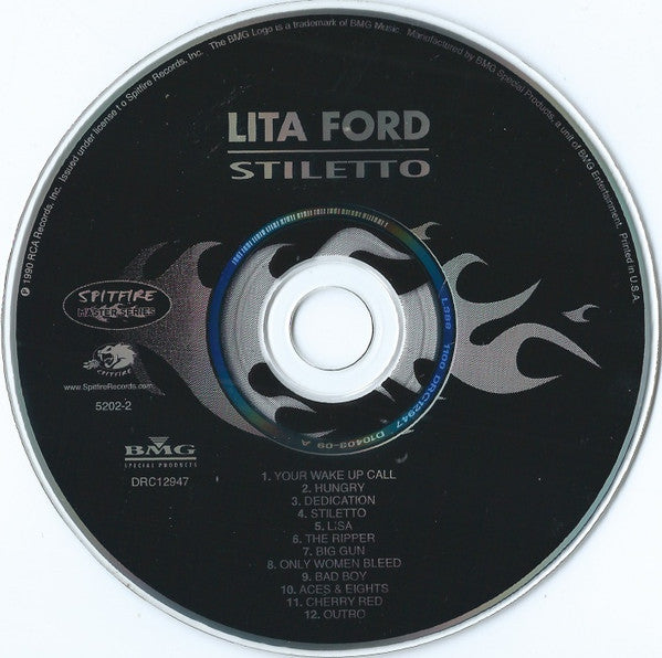 Lita Ford : Stiletto (CD, Album, RE, RM)