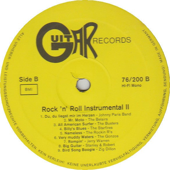 Various : Rock'n Roll Instrumental Vol.2 (LP, Comp, Mono)