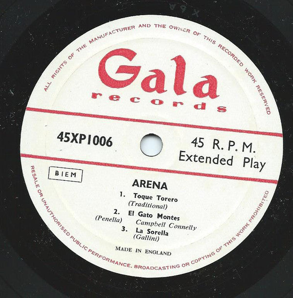 Unknown Artist : Arena! Music For The Bullfight (7", EP)