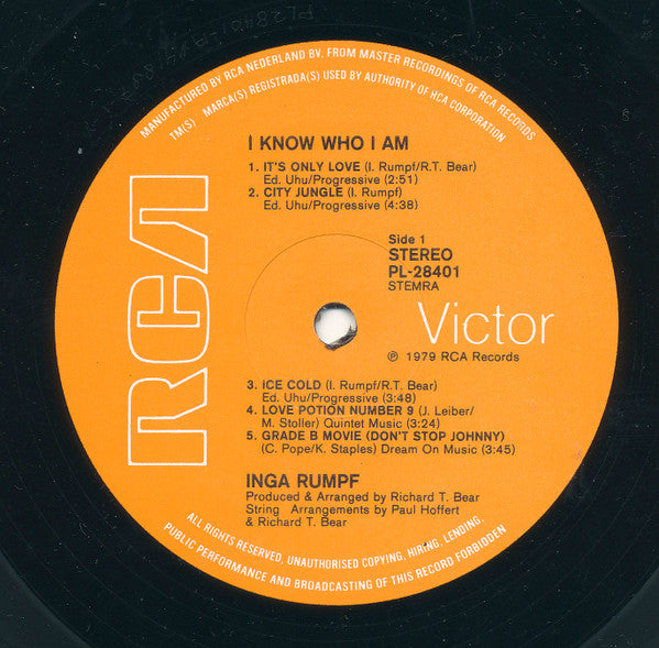Inga Rumpf : I Know Who I Am (LP, Album)