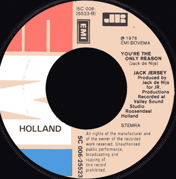 Jack Jersey : Blue Brown Eyed Lady  (7", Single)