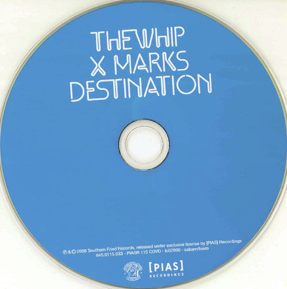 The Whip : X Marks Destination (CD, Album + DVD)