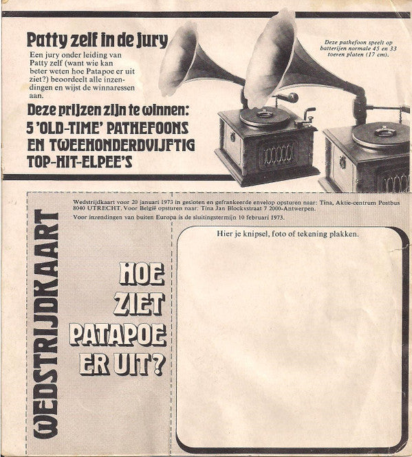 Patty En De Big Silver Bull Band : Patapoe (Flexi, 5", S/Sided)