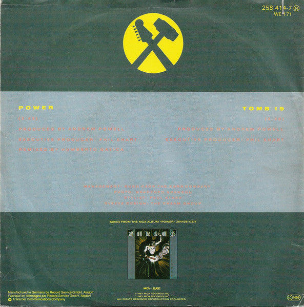 Kansas (2) : Power (7", Single)