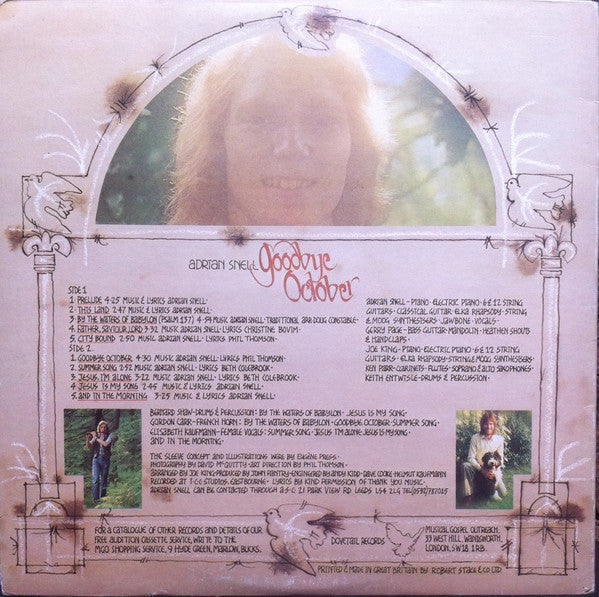 Adrian Snell : Goodbye October (LP, Album)